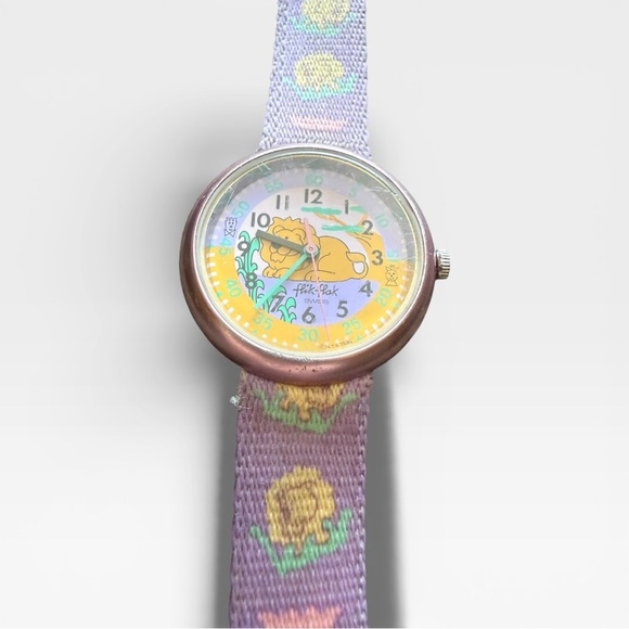 Vintage Flik Flak Swatch Lion Watch For Kids - Picture 8 of 10